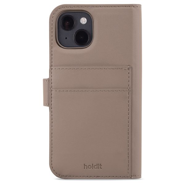 Holdit Wallet Case Magnet Plus für das iPhone 15 - Mocha Brown