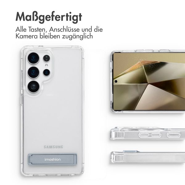 imoshion Back Cover mit Ständer Samsung Galaxy S25 Ultra - Transparent