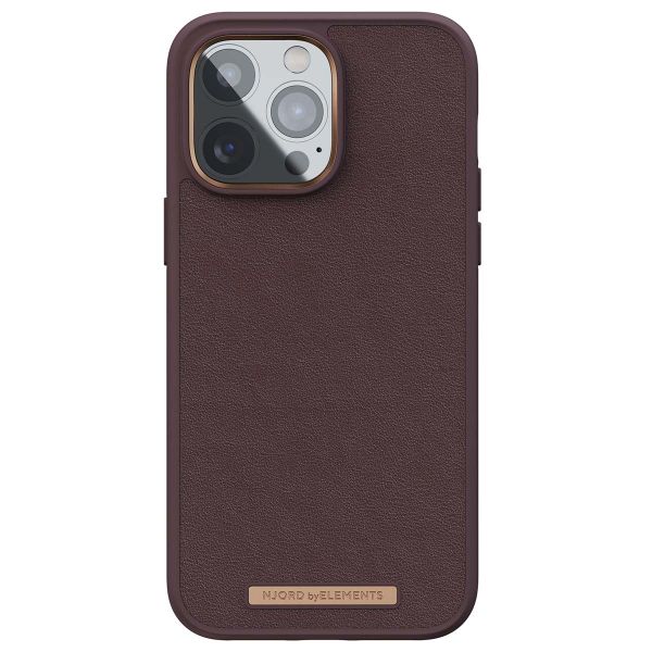 Njorð Collections Genuine Leather Case für das iPhone 14 Pro Max - Brown