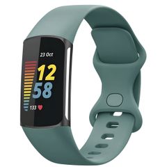 imoshion Silikonband für das  Fitbit Charge 5 / 6 - L - Olive Green