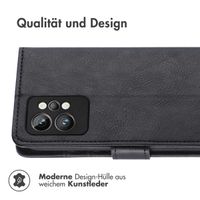 imoshion Luxuriöse Klapphülle Realme GT 2 Pro - Schwarz