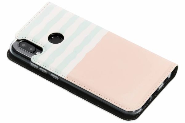 Gestalte deine eigene Compact Gel Klapphülle Huawei P20 Lite - Weiß