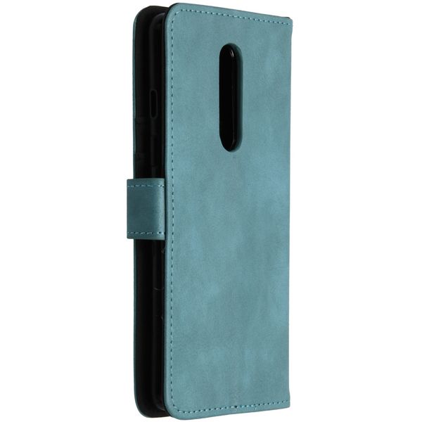 imoshion Luxuriöse Klapphülle Hellblau OnePlus 8