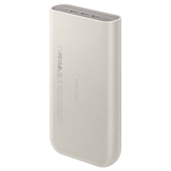 Samsung Powerbank 20.000 mAh – 45 Watt Schnellladung – 3x USB-C – Beige