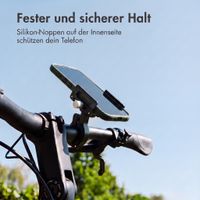 imoshion Mini Aluminium-Fahrrad-Handyhalterung - Leichtgewicht - Universal - Schwarz