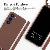 imoshion SilikonHülle mit Band Samsung Galaxy S23 - Braun