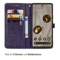 imoshion Mandala Klapphülle Google Pixel 7a - Violett