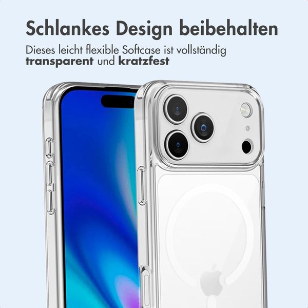 imoshion Protective Back Cover mit MagSafe Apple iPhone 17 Pro - Transparent