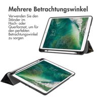 imoshion Design Trifold Klaphülle Apple iPad 6 (2018) 9.7 Zoll / iPad 5 (2017) 9.7 Zoll / Air 2 (2014)/Air 1 (2013) - Black Marble