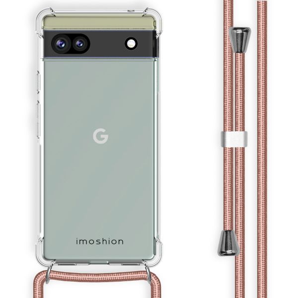 imoshion Backcover mit Band Grün für das Google Pixel 6a - Rose Gold