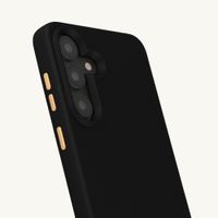 Selencia Rivièra Backcover mit MagSafe mit abnehmbaren Haken Samsung Galaxy S25 / S24 - Velvet Black