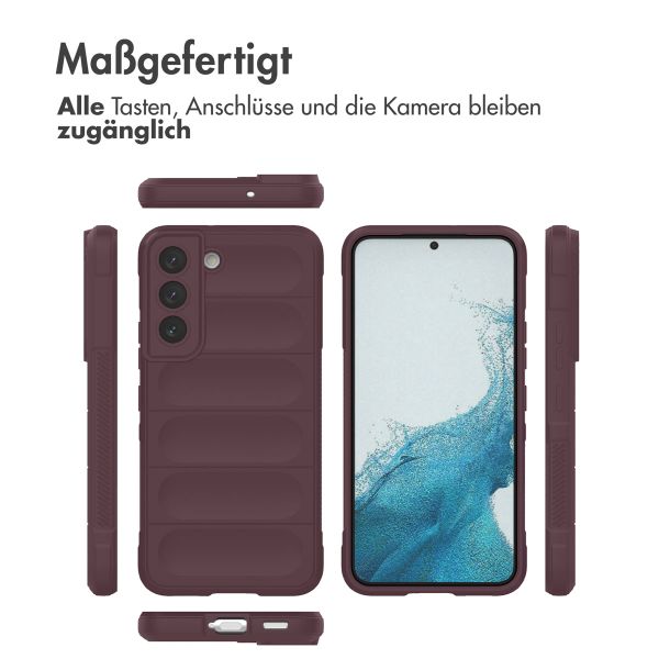 imoshion EasyGrip Back Cover für das Samsung Galaxy S22 - Aubergine