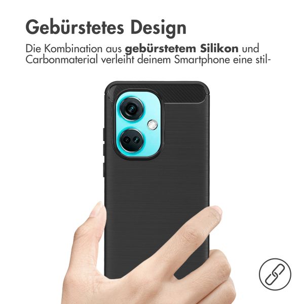 imoshion Brushed Back Cover OnePlus Nord CE 3 - Schwarz