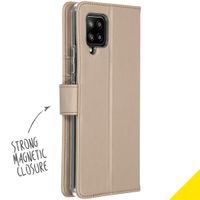 Accezz Wallet TPU Klapphülle für das Samsung Galaxy A42 - Gold