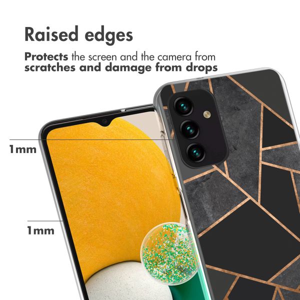 imoshion Design Hülle für das Samsung Galaxy A13 (5G) / A04s - Black Graphic