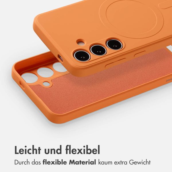 imoshion Color Back Cover mit MagSafe Samsung Galaxy S24 - Neon Orange