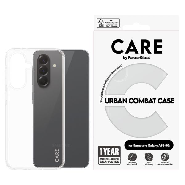 CARE by PanzerGlass Urban Combat Case Samsung Galaxy A56 - Transparent