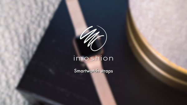 imoshion Silikonsportarmband Buckle für das Apple Watch Series 1 bis 9 / SE (38/40/41 mm) | Series 10 (42 mm) - Schwarz / Grau