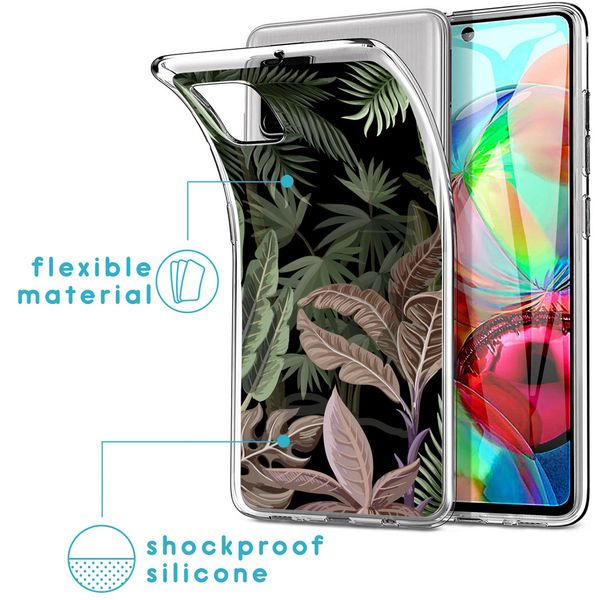 imoshion Design Hülle für das Samsung Galaxy A71 - Dark Jungle