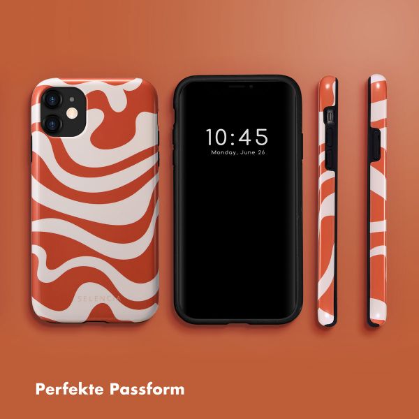 Selencia Vivid Tough Back Cover für das iPhone 11 - Dream Swirl Orange