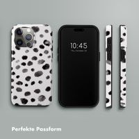 Selencia Vivid Tough Back Cover für das iPhone 15 Pro Max  - Trendy Leopard