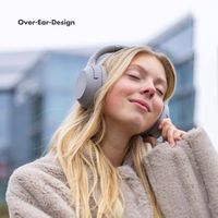 Selencia Urban Play Wireless Bluetooth Kopfhörer - Drahtloser Over-Ear Kopfhörer - mit Active Noise Cancelling - Cosy Grey