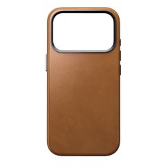 Nomad Traditional Leather Backcover mit MagSafe Apple iPhone 17 Pro - English Tan