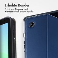Accezz Classic Klapphülle Samsung Galaxy Tab A11 Plus - Dunkelblau