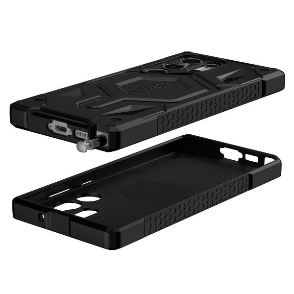 UAG Monarch Pro Backcover für das Samsung Galaxy S23 Ultra - Carbon Fiber