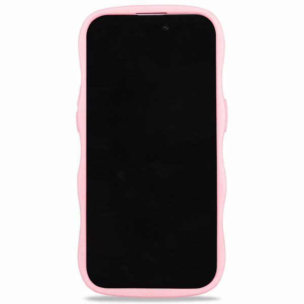 Holdit Wavy Case Apple iPhone 15 Pro Max - Rosa