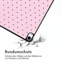 imoshion Design Trifold Klaphülle Apple iPad Air 11 Zoll (2026) M4 / (2025) M3 / (2024) M2 / Air 5 (2022) / Air 4 (2020) - Happy Dots