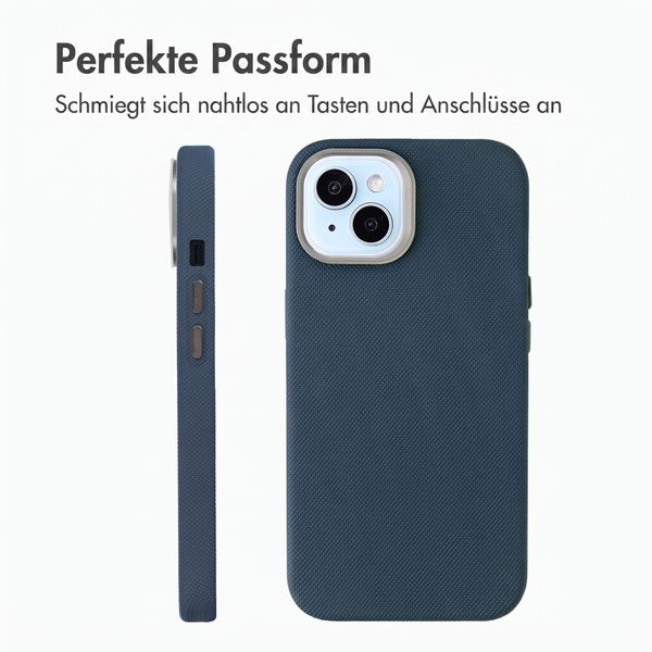 Accezz Mesh Backcover mit MagSafe Apple iPhone 15 - Dunkelblau