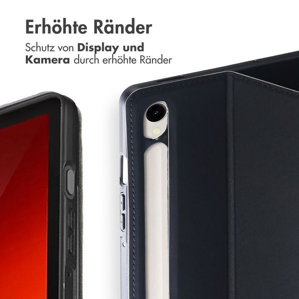 Accezz Classic Klapphülle Samsung Galaxy Tab S9 11.0 Zoll / Tab S10 FE / S9 FE 10.9 Zoll - Schwarz