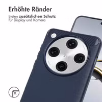 imoshion Brushed Back Cover Oppo Find X8 Pro - Dunkelblau