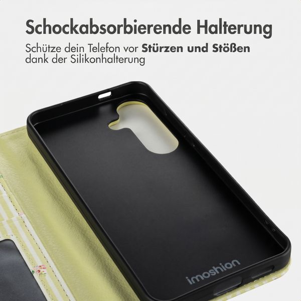 imoshion Design Klapphülle Samsung Galaxy S25 - Garden Stripes