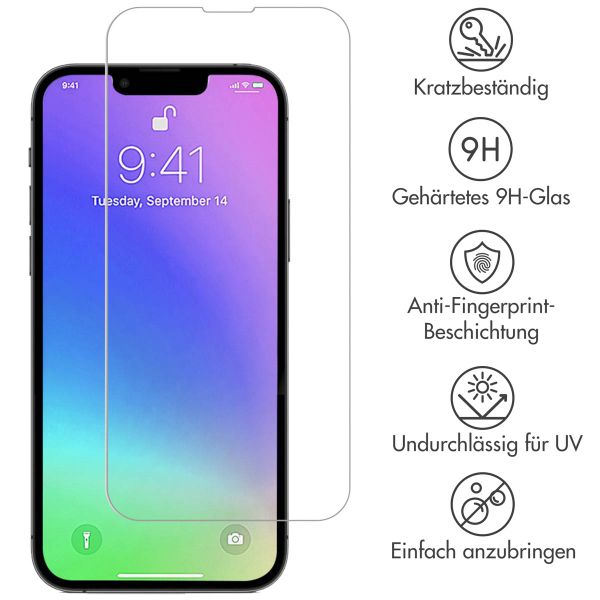 Selencia Displayschutz aus gehärtetem Glas iPhone 13 Mini