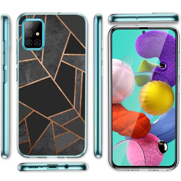 imoshion Design Hülle für das Samsung Galaxy A31 - Black Graphic