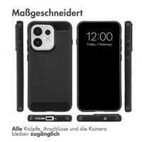 imoshion Brushed Back Cover Oppo Reno 16 / 16 Pro - Schwarz