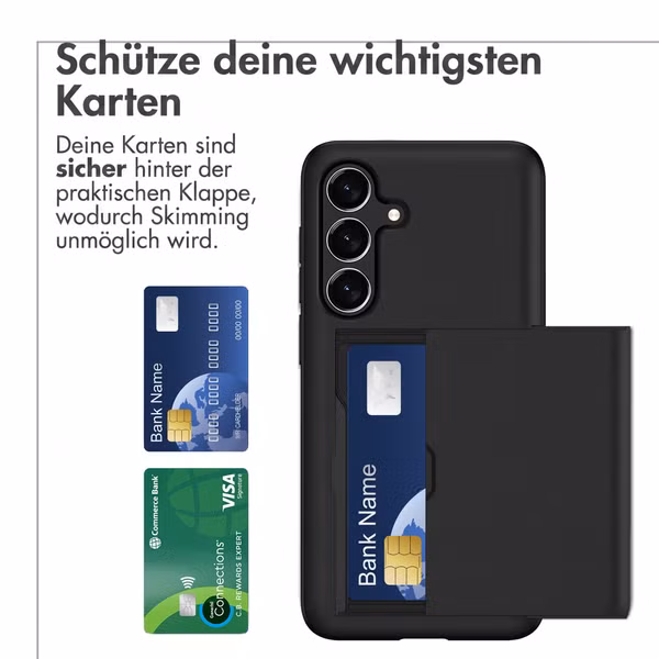 imoshion Backcover mit Kartenfach Samsung Galaxy S26 FE - Schwarz