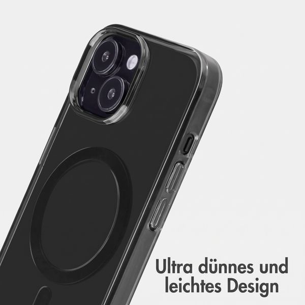 Accezz Lite Backcover mit MagSafe Apple iPhone 15 - Smokey Clear