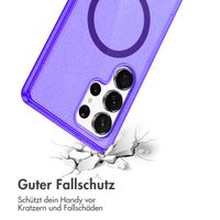 imoshion Sparkle Back Cover mit MagSafe Samsung Galaxy S25 Ultra - Glitzer Violett