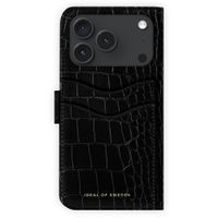 iDeal of Sweden Magnet Wallet+ Klapphülle Apple iPhone 18 Pro Max / 17 Pro Max - Black Croco