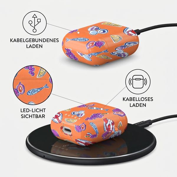 Burga Hardcase Hülle  Apple AirPods 1 / 2 - Sunset Dinner