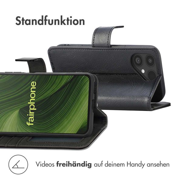 imoshion Luxuriöse Klapphülle Fairphone 6 - Schwarz