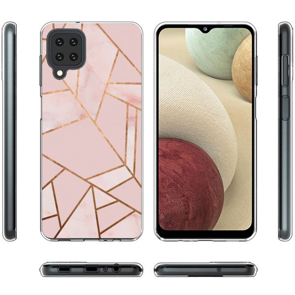 imoshion Design Hülle Samsung Galaxy A12 - Pink Graphic