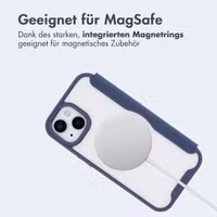 imoshion Transparente Bookcase mit MagSafe Apple iPhone 15 - Blau