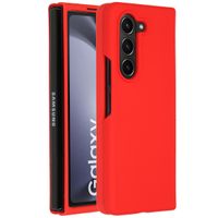 Accezz Liquid Silikoncase Samsung Galaxy Z Fold 5 - Rot