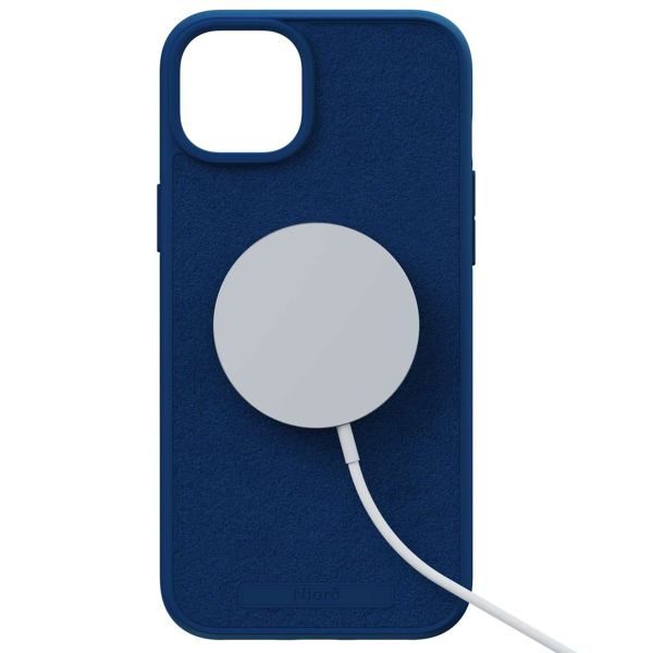 Njorð Collections Wildleder Comfort+ Case MagSafe für das Apple iPhone 15 Plus - Blue