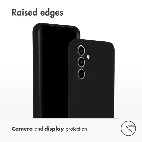 Accezz Liquid Silikoncase Samsung Galaxy A35 - Schwarz