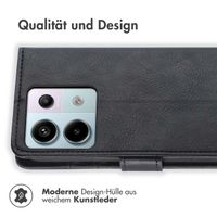 imoshion Luxuriöse Klapphülle Xiaomi Redmi Note 13 Pro (5G) / Poco X6 - Schwarz